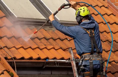 Démoussage et hydrofuge de toiture à Algans